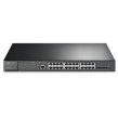 TP-LINK SWITCH 24PORTS GIGABIT LAN PORTS PoE+, 4 10GE SFP PORTS, 384W, MANAGED, QOS, L2+, L2 MULTICAST, L3, VLAN, ACCESS CONTROL LIST, IPV6, MIBs, RACKMOUNT, UK PLUG