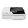 EPSON SCANNER WORKFORCE DS-1760WN A4 FLATBED, 1200 X 1200 DPI, COLOUR DEPTH: INPUT 30 BITS COLOUR, OUTPUT 24 BITS COLOUR, TOUCHSCREEN, ADF 60P, DUPLEX SCAN, USB 2.0, WIFI, WHITE