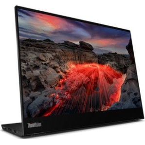 LENOVO MONITOR 14'', C, THINKVISION M14t G2, PORTABLE BUSINESS, WLED, TOUCH, IPS, 2240x1400, 6MS, 60Hz, 300 CD/M², TILT, PIVOT, HEIGHT ADJUST STAND, VESA, 2x USB-C, 3YW, RAVEN BLACK