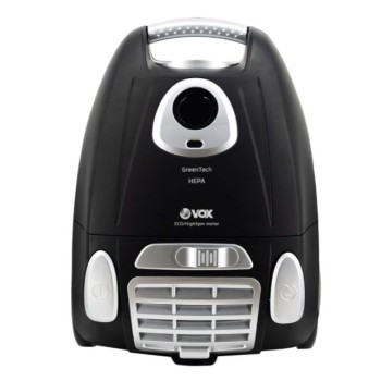 VOX VACUUM CLEANER, 700W, BAG CAPACITY 4L, HEPA 13 FILTRATION SYSTEM, TWO ADDITIONAL BRUSHES, AUTOMATIC CABLE WINDING, BLACK