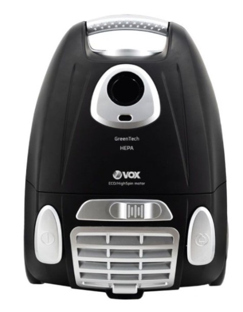 VOX VACUUM CLEANER, 700W, BAG CAPACITY 4L, HEPA 13 FILTRATION SYSTEM, TWO ADDITIONAL BRUSHES, AUTOMATIC CABLE WINDING, BLACK VOX VACUUM CLEANER, 700W, BAG CAPACITY 4L, HEPA 13 FILTRATION SYSTEM, TWO ADDITIONAL BRUSHES, AUTOMATIC CABLE WINDING, BLACK