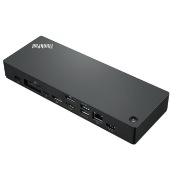 LENOVO DOCKING STATION THINKPAD THUNDERBOLT 4 WORKSTATION DOCK, USB4, 4x USB-A, USB-C, HDMI 2.1, 2x DP 1.4, LAN, 3YW, BLACK RED