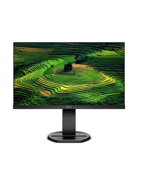 PHILIPS MONITOR 23.8'', BUSINESS, C, IPS, FHD 1920 X 1080, 5MS, SPEAKERS, 250CD/M2, TILT, PIVOT, SWIVEL, HEIGHT ADJUSTABLE, VGA, DVI-D, HDMI, DP, 3YW, BLACK