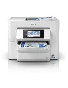 EPSON PRINTER ALL IN ONE INKJET COLOR BUSINESS WF-C4810DTWF A4, 2 TRAYS, PRINT, SCAN, COPY, FAX, 16PPM BLACK 9PPM COLOR, 4.800 X 2.400 DPI, USB, WiFi, WiFi DIRECT, LAN, WHITE