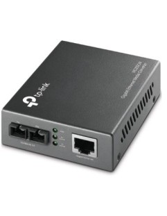 TP-LINK TRANCEIVER, 1000MBPS RJ45 TO 1000MBPS MULTI-MODE SC FIBER CONVERTER, FULL-DUPLEX, UP TO 550M, CHASSIS TL-MC1400 RACK-MOUNTABLE