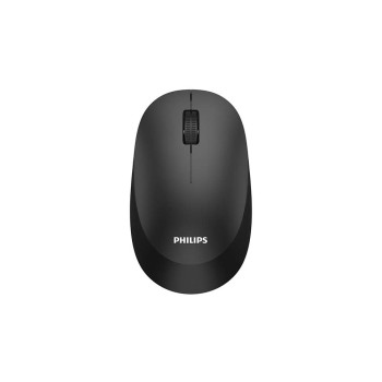 PHILIPS MOUSE, 3000 SERIES WIRELESS, SPK7307BL, 2.4GHZ WIRELESS, SILENT DESIGN, INTELLIGENT POWER SAVING, BLACK
