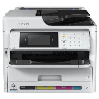 EPSON PRINTER ALL IN ONE INKJET COLOR BUSINESS WF-C5890DWF A4, PRINT, SCAN, COPY, FAX, 25PPM (B&C), 4.800 X 1.200 DPI, ADF 50P, DC:75K, DUPLEX, TOUCHSCREEN, USB, WiFi, WiFi DIRECT, LAN EPSON PRINTER ALL IN ONE INKJET COLOR BUSINESS WF-C5890DWF A4, PRINT, SCAN, COPY, FAX, 25PPM (B&C), 4.800 X 1.200 DPI, ADF 50P, DC:75K, DUPLEX, TOUCHSCREEN, USB, WiFi, WiFi DIRECT, LAN