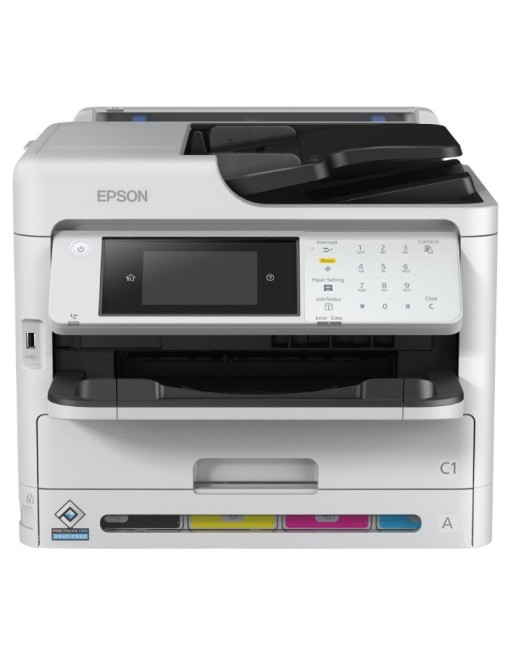 EPSON PRINTER ALL IN ONE INKJET COLOR BUSINESS WF-C5890DWF A4, PRINT, SCAN, COPY, FAX, 25PPM (B&amp;C), 4.800 X 1.200 DPI, ADF 50P, DC:75K, DUPLEX, TOUCHSCREEN, USB, WiFi, WiFi DIRECT, LAN