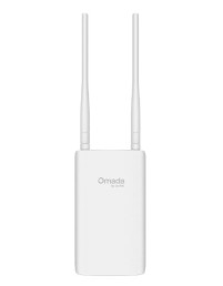 TP-LINK ACCESS POINT AX1800, WIRELESS OUTDOOR, PoE, DUAL BAND OMNIDIRECTIONAL COVERAGE, MU-MIMO, SEAMLESS ROAMING, AIRTIME FAIRNESS, OMADA APP, POLE OR WALLMOUNT