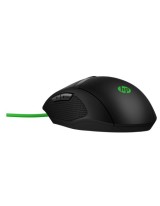 HP MOUSE PAVILION GAMING 300 USB, 5000 DPI OPTICAL SENCOR, 8 BUTTONS, TOTAL WITH 2 THUMB BUTTONS ON EACH SIDE, MAKING IT IDEAL WHETHER YOU’RE LEFT OR RIGHT HANDED, BLACK/GREEN