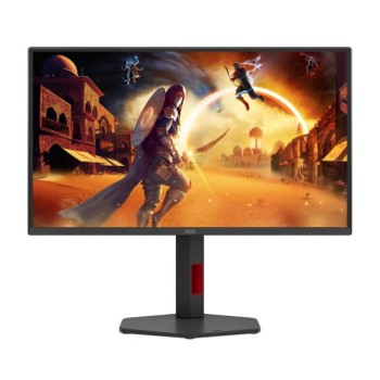 AOC MONITOR Q25G4SR, GAMING 25'', G, 300HZ, FAST IPS, 2560x1440, 0.3 MS, 80M:1, 300 CD/M², TILT, HEIGHT ADJUSTABLE, SWIVEL, PIVOT, 2X HDMI, DISPLAY PORT, 3YW, BLACK-RED