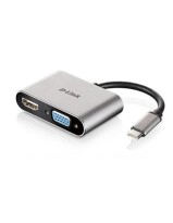 DLINK ADAPTER 2-IN-1, USB-C TO HDMI / VGA ADAPTER. THE DUB-V210 USB-C TO HDMI / VGA ADAPTER ALLOWS YOU TO INSTANTLY ADD AN HDMI OR VGA DISPLAY FOR YOUR LAPTOP.