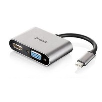 DLINK ADAPTER 2-IN-1, USB-C TO HDMI / VGA ADAPTER. THE DUB-V210 USB-C TO HDMI / VGA ADAPTER ALLOWS YOU TO INSTANTLY ADD AN HDMI OR VGA DISPLAY FOR YOUR LAPTOP.