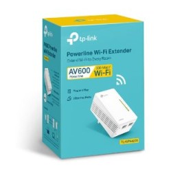 TP-LINK POWERLINE N300, AV600, WI-FI SINGLE UNIT, 2 X 10/100 LAN PORTS, ONE-TOUCH WI-FI CONFIGURATION, WPA-PSK / WPA2-PSK, WEP ENCRΥPTIONS, UK PLUG