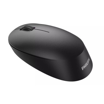 PHILIPS MOUSE, 4000 SERIES WIRELESS, SPK7407B 2.4GHZ WIRELESS, BLUETOOTH, SILENT DESIGN, 4 BUTTONS, WORK SMOOTHLY BETWEEN 3 DEVICES, BLACK