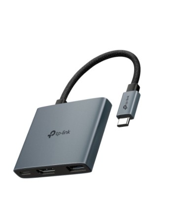 TP-LINK 1 × USB-C CONNECTOR,1 × HDMI 4K 60HZ PORT,1 × USB-C PD 100W PORT,1 × USB-A 3.0 PORTS, FEATURE: PLUG AND PLAY, SELF-STORAGE FOR CONNECTOR, FAST HEAT DISSIPATION, FLEXIBLE AND DURABLE TP-LINK 1 × USB-C CONNECTOR,1 × HDMI 4K 60HZ PORT,1 × USB-C PD 100W PORT,1 × USB-A 3.0 PORTS, FEATURE: PLUG AND PLAY, SELF-STORAGE FOR CONNECTOR, FAST HEAT DISSIPATION, FLEXIBLE AND DURABLE