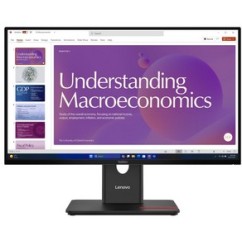 LENOVO MONITOR 23.8‘’, C, THINKVISION T24D-40 BUSINESS WITH SPEAKERS, IPS, WLED, FHD 1920x1080, 4MS, 250CD/M2, ANTIGLARE, HEIGHT ADJUSTABLE, TILT SWIVEL, PIVOT, VESA, USB-C, HDMI, DP, LAN, 3YW, ECLIPSE BLACK