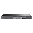 TP-LINK SWITCH 28PORTS 16 GIGABIT LAN PORTS PoE+, 8 GIGABIT LAN PORTS, 4 SFP PORTS, 150W, SMART MANAGED, QOS, L2-L2+, VLAN, RACKMOUNT, UK PLUG