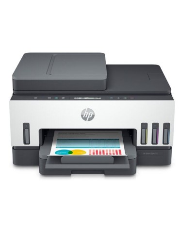 HP PRINTER ALL IN ONE INKJET COLOR SMART TANK BUSINESS 750 A4, PRINT, SCAN, COPY, 23PPM (B), 22PPM (C), 4800x1200 DPI, DC:5K, DUPLEX, ADF, 250P TRAY, USB, BT, WIFI, LAN, 1YW, GET 3YW EXT. FREE, CASHBACK 40€ UNTIL 31/07/2026