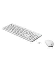 HP KEYBOARD AND MOUSE 230, WIRELESS, WHITE