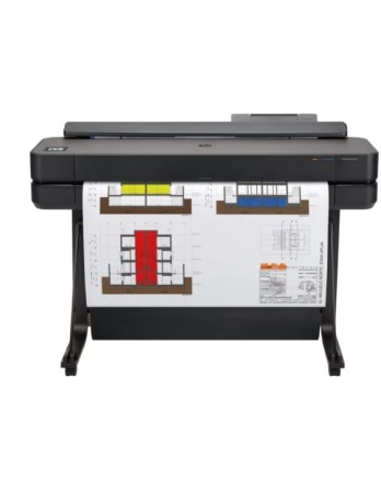 HP PLOTTER DESIGNJET T650 36'' A0, PRINT, 25 SEC/PAGE, 82 A1 PRINTS PER HOUR, 2400 X 1200 DPI, 1GB, STAND, SHEET FEED, ROLL FEED, ADF, MEDIA BIN, AUTOMATIC CUTTER, 4 INKS, USB, WIFI, WIFI DIRECT, LAN, 2YW, CASHBACK 200€ UNTIL 31/07