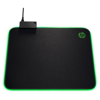 HP MOUSEPAD PAVILION 400 GAMING, BUILD-IN USB, FINE TEXTURED CLOTH, BLACK