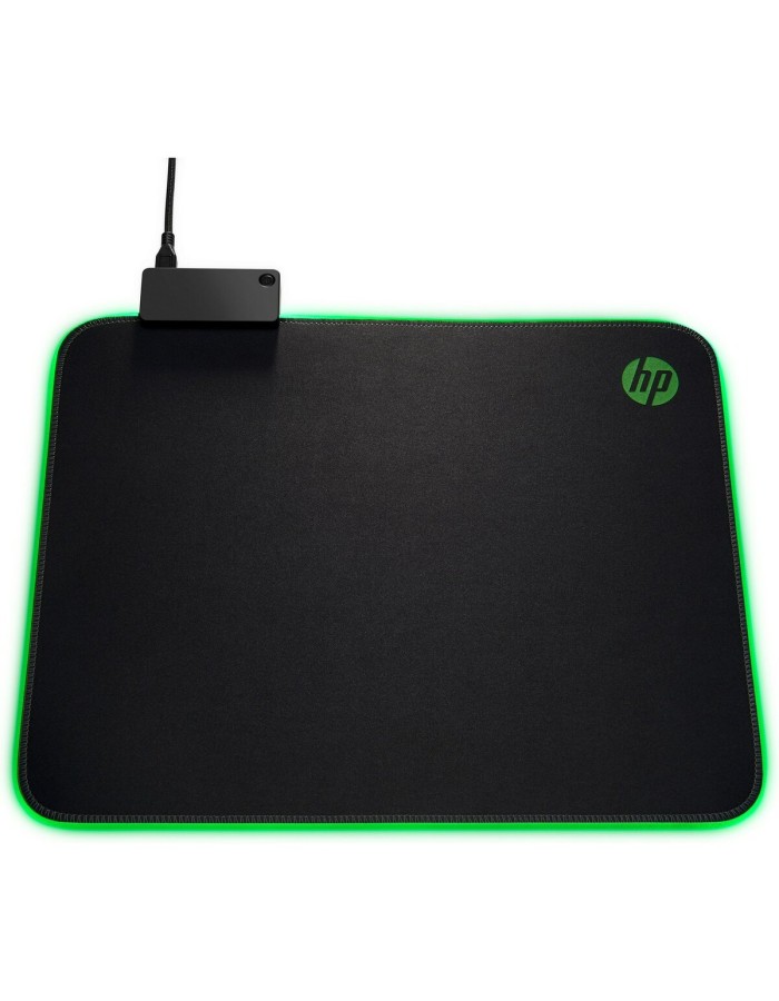 HP MOUSEPAD PAVILION 400 GAMING, BUILD-IN USB, FINE TEXTURED CLOTH, BLACK