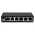 DLINK SWITCH 6PORT PoE, 10/100 LAN PORTS, 4x PoE BUDGET 60W, UNMANAGED, PLUG &amp; PLAY, AUTO MDI/MDIX, DESKTOP
