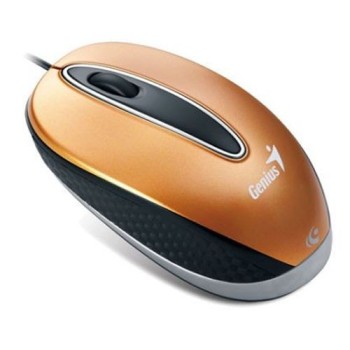 GENIUS MOUSE WIRED USB MINI NX, 1200DPI BLUEEYE, 3-BUTTONS, SUITABLE FOR EITHER HAND, RUST GOLD GENIUS MOUSE WIRED USB MINI NX, 1200DPI BLUEEYE, 3-BUTTONS, SUITABLE FOR EITHER HAND, RUST GOLD
