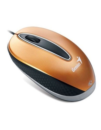GENIUS MOUSE WIRED USB MINI NX, 1200DPI BLUEEYE, 3-BUTTONS, SUITABLE FOR EITHER HAND, RUST GOLD GENIUS MOUSE WIRED USB MINI NX, 1200DPI BLUEEYE, 3-BUTTONS, SUITABLE FOR EITHER HAND, RUST GOLD