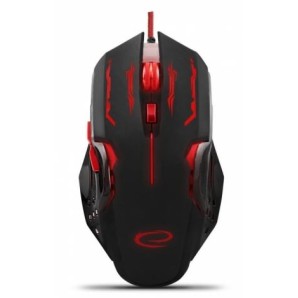 ESPERANZA MOUSE WIRED FOR GAMERS 6D OPT. USB MX403 APACHE RED/BLACK
