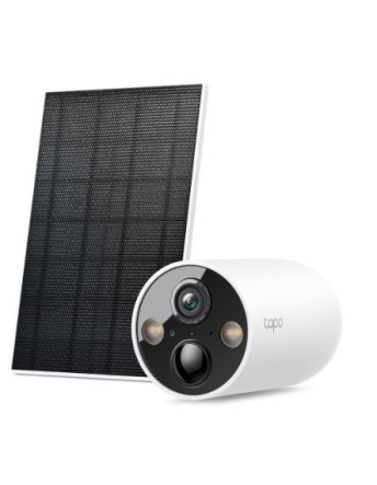 TP-LINK IP CAMERA WITH SOLAR PANEL, 2K 3MP, SMART WIRE-FREE SECURITY CAMERA, 300-DAYS BATTERY LIFE, RECHARGEABLE BATTERIES, IP66, TWO WAY AUDIO TP-LINK IP CAMERA WITH SOLAR PANEL, 2K 3MP, SMART WIRE-FREE SECURITY CAMERA, 300-DAYS BATTERY LIFE, RECHARGEABLE BATTERIES, IP66, TWO WAY AUDIO