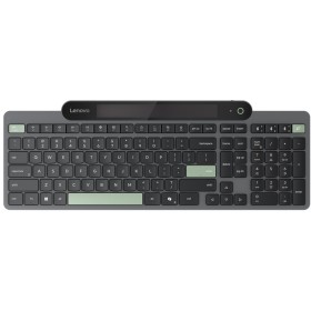 LENOVO SELF-CHARGING KEYBOARD-US EURO103P, WIRELESS BLUETOOTH 5.1, USB-C, TILT, 3YW, BLACK