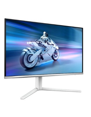 PHILIPS MONITOR 27'', GAMING, EVNIA, F, QD OLED, 2560 X 1440, 240Hz(OC 260Hz), 0.3 MS, 300CD/M2, TILT, SWIVEL, HEIGHT ADJUSTABLE, PIVOT, HDMI X2, DISPLAY PORT X1, 3YW, WHITE PHILIPS MONITOR 27'', GAMING, EVNIA, F, QD OLED, 2560 X 1440, 240Hz(OC 260Hz), 0.3 MS, 300CD/M2, TILT, SWIVEL, HEIGHT ADJUSTABLE, PIVOT, HDMI X2, DISPLAY PORT X1, 3YW, WHITE