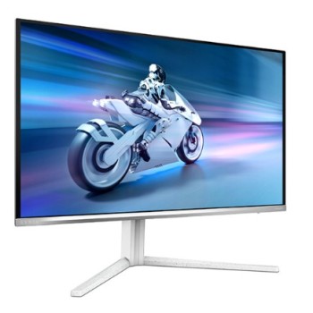 PHILIPS MONITOR 27'', GAMING, EVNIA, F, QD OLED, 2560 X 1440, 240Hz(OC 260Hz), 0.3 MS, 300CD/M2, TILT, SWIVEL, HEIGHT ADJUSTABLE, PIVOT, HDMI X2, DISPLAY PORT X1, 3YW, WHITE