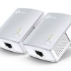 TP-LINK POWERLINE AV600, TWIN PACK, 1 X10/100 PORT, 128-BIT AES ENCRYPTION, PLUG AND PLAY, UK PLUG