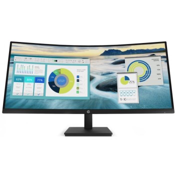 HP MONITOR 34'', P34HC G4 BUSINESS CURVED, G, VA LED, WQHD 3440 X 1440, 5MS, 250 NITS, SPEAKER 2 X 3W, ULTRAWIDE, ANTIGLARE, HEIGHT ADJUSTABLE, TILT, USB TYPE-C, 4 X USB 3.2, HDMI, DISPLAY PORT, 3YW, BLACK