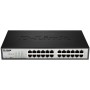 DLINK SWITCH 24PORT GIGABIT LAN PORTS, LAYER 2, UNMANAGED, PLUG &amp; PLAY, AUTO MDI/MDIX, GREEN TECHNOLOGY, METAL CASE, FANLESS, DESKTOP / RACKMOUNT