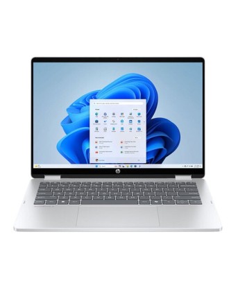 HP NOTEBOOK OMNIBOOK 5 FLIP 14-FPO0002NV, INTEL CORE 5 120U 1.4-5GHz/12MB, 10 CORES, 16GB (DDR5-5200 ONBOARD), 512GB PCIe Gen4 NVMe M.2 SSD, INTEL GRAPHICS, 14'' 2K IPS TOUCH ( (1920 x 1200), WIN 11 HOME, 2YW, GLACIER SILVER