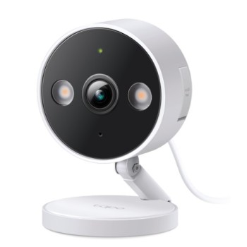 TP-LINK IP CAMERA INDOOR/OUTDOOR, WIRELESS 2.4GhZ, 2K QHD 4MP, IP66, BUILT IN MIC AND SPEAKER, SOUND AND LIGHT ALARM, TWO-WAY AUDIO