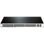 DLINK SWITCH 48PORT 10/100 LAN PORTS, 2x 10/100/1000Mbps COPPER PORTS, 2xSFP PORTS, LAYER 2, SMART MANAGED