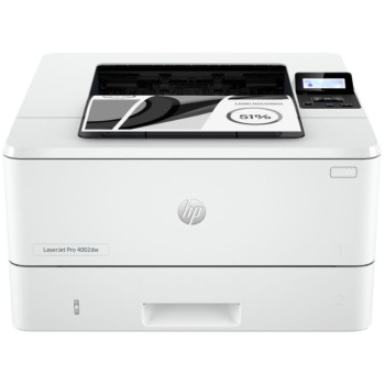 HP PRINTER LASER MONOCHROME BUSINESS 4002DN A4, PRINT, 40PPM, 1200 X 1200 DPI, 256MB, DC:80K, 250P TRAY, NUMBER OF USERS: 3-10, DUPLEX, USB, LAN, 1YW, GET 3YW FREE EXT