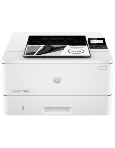 HP PRINTER LASER MONOCHROME BUSINESS 4002DN A4, PRINT, 40PPM, 1200 X 1200 DPI, 256MB, DC:80K, 250P TRAY, NUMBER OF USERS: 3-10, DUPLEX, USB, LAN, 1YW, GET 3YW FREE EXT