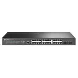 TP-LINK SWITCH 24PORTS 2.5GB POE LAN PORTS, 4 10GE SFP+ PORTS, 500W, MANAGED, QOS, L2+, VLAN, RACKMOUNT, UK PLUG
