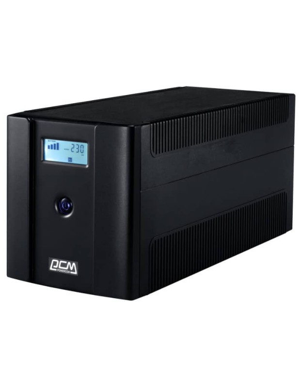 POWERCOM UPS RPT-1025AP LINE INTERACTIVE 4 xUniversal Sockets/2xRJ11/2xBatteries 12V7AH