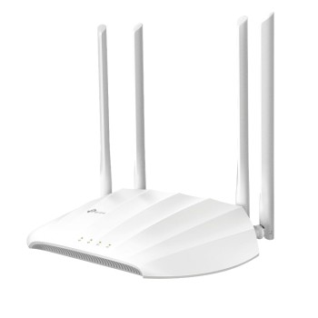 TP-LINK ACCESS POINT WIRELESS AC1200 DUAL BAND, 1 X GIGABIT LAN PORT, 4 X EXTERNAL ANTENNAS, WPS/ RESET/ ON /OFF BUTTON, RANGE EXTENDER/ CLIENT/ MULTI-SSID MODE, WPA/WPA2, CAPTIVE PORTAL, WHITE TP-LINK ACCESS POINT WIRELESS AC1200 DUAL BAND, 1 X GIGABIT LAN PORT, 4 X EXTERNAL ANTENNAS, WPS/ RESET/ ON /OFF BUTTON, RANGE EXTENDER/ CLIENT/ MULTI-SSID MODE, WPA/WPA2, CAPTIVE PORTAL, WHITE