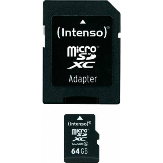 INTENSO MICRO SD CARD CLASS 10 64GB SDHC