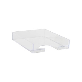 B/R PLASTIC OFFICE TRAYS CLEAR/BLACK KS21220 B/R PLASTIC OFFICE TRAYS CLEAR/BLACK KS21220
