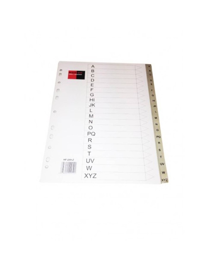 B/R PVC DIVIDER A4  A-Z ENGLISH HF-289-Z BR00052