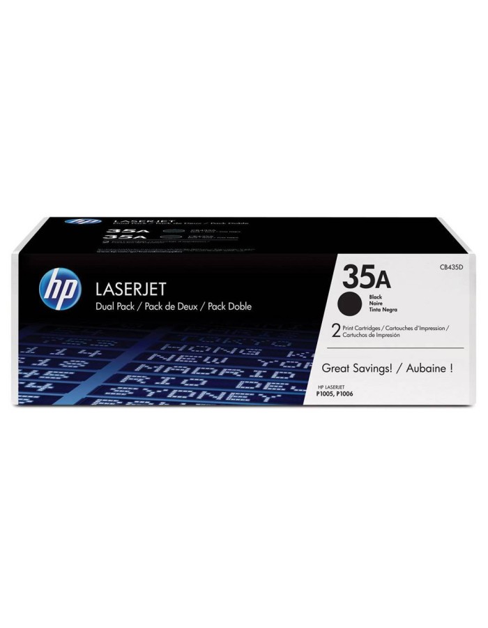 HP TONER P1005 CB435AD TWIN PACK HP TONER P1005 CB435AD TWIN PACK